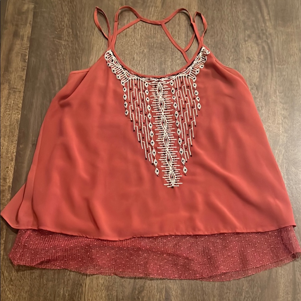 2/$15 Miss Me Strappy Top